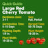2 Pack Approx.1000 HOME GROWN Large Red Cherry Tomato Seeds (Solanum lycopersicum) - Non-GMO Heirloom Tomato Seeds