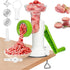 LHS Manual Meat Grinder, Heavy Duty Meat Mincer Sausage Stuffer,Hand Grinder with