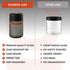 180ml, 3 Pack ONGROK Glass Storage Jar, | UV Herb/Spice Jar with ChildResistant Lid, ColorCoded Glass Containers