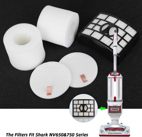 Replacement Filter for Shark NV752, NV751, NV750, NV650, NV651, NV652, NV765, NV831, AX950