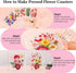 420 NESCCI Pcs Dried Pressed Flowers for Resin,Real Nature Dried Flowers for Crafts Bulk Dry Flowers Leaves Kit Used