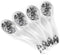 Set of 4 Dragon Ceramic Soup Spoons, 6.2 Inch Asian Spoons for Chinese, Korean, Japanese Ramen and Pho