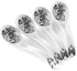 Set of 4 Dragon Ceramic Soup Spoons, 6.2 Inch Asian Spoons for Chinese, Korean, Japanese Ramen and Pho
