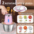Cordless Food Processor - 5 Cup Electric Meat Garlic Chopper with USB Rechargeable, BPA-free Baby Food Processor (Pink)