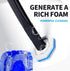 50 SetToilet Disposable Toilet Brush with Wand Cleaner Refills PadsWall Mounted Toilet Bowl Holder Cleaning System