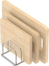 Cutting Board Holder Stand, 304 Stainless Steel Cutting Board Storage Rack, Organizer with 1.0 Inch Width Slots