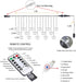 13FT 96 LED USB Powered Curtain Lights, Lainin 16 Butterflies Twinkle Lights 8 Modes Fairy String Lights for Party