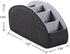 Ayunga 5 PU Leather Remote Control Holder,TV Remote Caddy with Compartments,Bedside Table and Desktop Supply