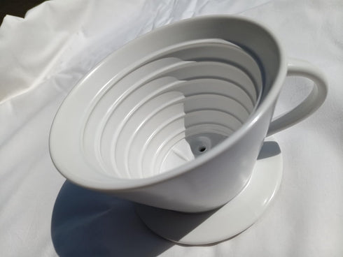 Flat-bottom Ceramic Pour-over Coffee Dripper