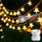 echosari Battery Operated Star String Lights, 158IN with Auto Timer, 8 Modes for Kid Room, Party, Wedding Décor (Warm