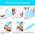 34Pcs Piping Bags and Tips Set - Bake Cake Decorating Kit with 24 Stainless Steel Tips and Reusable Silicone Bags