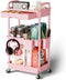 Sorgion 3 Tier Rolling Cart Organizer,Laundry Room Bathroom Organizers and Storage Office Shelves