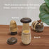 Cute Mushroom Toothpicks Holder with 390 Pcs Toothpicks, Cactus Toothpick Dispenser for Home Kitchen Decor
