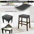 Counter B,4 Pack NeColorLife Rectangle Bar Stool Covers,Stretch Waterproof Saddle Seat Covers for Height and Kitchen