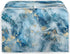 ZDCUSTOM Blue Marble Toaster Cover, Quilted 4 Slice Dustproof Appliance Protector for Kitchen