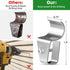 Goabroa 10 Pack Vinyl Siding Clips, No-Hole Outdoor Siding Hanger Camera Mount Clips