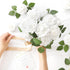 DerBlue 60pcs Artificial Roses Flowers - Real Looking Fake Roses with Stem & 10pcs Green Leaves for DIY Decorations