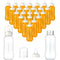 Norme Baby Shower Bottles 9.5 oz Plastic Bulk Baby Bottles for Shower Decorations (White, 24 Pcs)