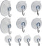 Suction Cup Hooks Combo Pack - 10 Pack, Powerful Window Hanging Suction Cups for Glass, Mirrors, Doors | 2 Large, 4
