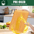 18x12.5" Homaxy Extra Large Bamboo Cutting Boards for Kitchen, Wood XL Cutting Board with Juice Groove, Butcher Block