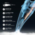 Cordless Handheld Vacuum with LED Light, 13000Pa Strong Suction, Portable Hand Vacuum with Multi-Nozzles for Car, Home,