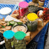 Sophico Silicone Fermenting Lids - Waterless Airlock Mason Jar Lid Caps for Pickles, Kimchi, 4 Pack, Wide Mouth