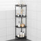 ODesign 4 Tier Corner Shower Caddy,Corner Shelf Stand for Living Room Bedroom