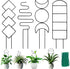 HENABLE 4 Packs Trellis for Climbing Plants Indoor, Small Garden Metal Trellis for