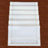 Grelucgo Set of 6 Handmade Hemstitched White Table Placemats 12x18 Inches
