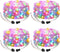 BTF-LIGHTING Chasing Dream Full Color Twinkle Decorative Light 4Pack 16.4ft Total 200LED