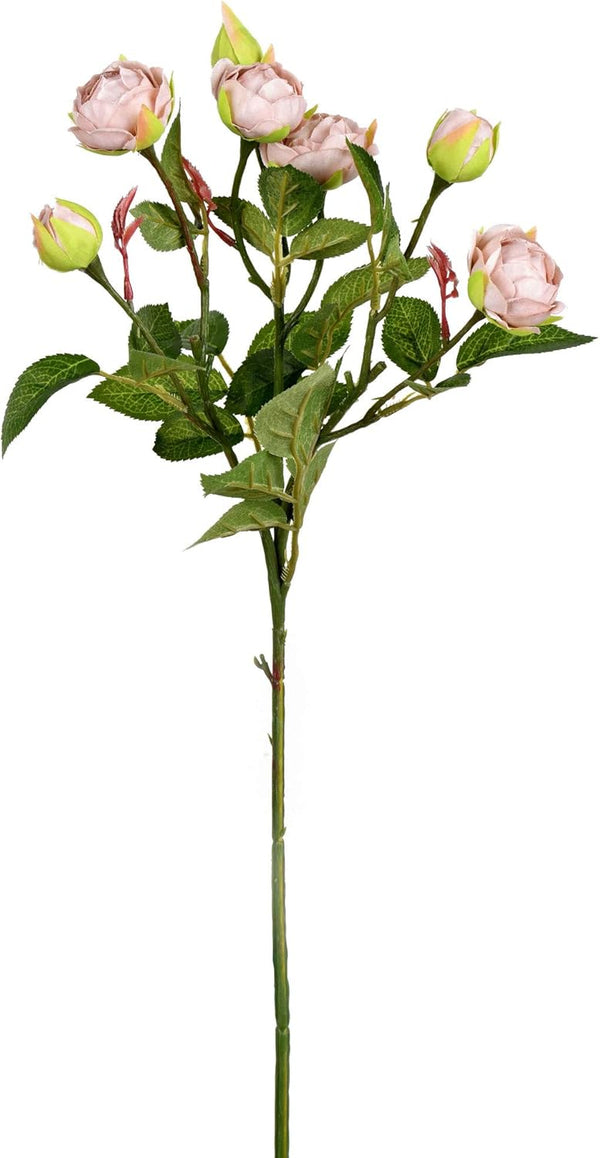 Vickerman 20.5'' Artificial Tea Rose Spray, Includes 3 Sprays per Pack
