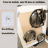 2 Pack Pot Lid Organizer Rack - Black Holder for Cabinet Door/Wall, No Drilling Adhesive Mounted for Kitchen Storage