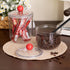Clear Plastic Candy Jar with Lid for Office Desk, Cookie Storage Jar for Kitchen Counter, Apothecary Jar for Cotton