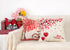 4TH Emotion Valentines Day Throw Pillow Covers, 18x18 Set of 4 Red Love Heart Cushion Cases for Home Decor