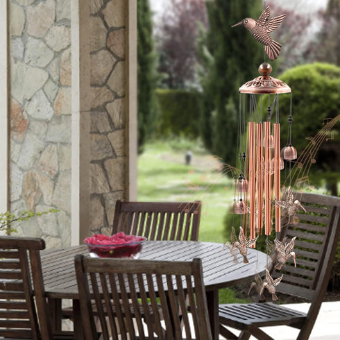 Wind Chimes Outdoor Clearance, Ukulork Aluminum Tube Windchime with S Hook for Patio Garden Decor