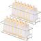 vacane 14.8'' Long Breastmilk Storage Container, 2 Pack Clear Narrow Fridge Organizer