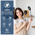 HOTEC Heat Resistant Large Silicone Cooking Spoon, Solid Slotted Spoons for Kitchen