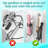 Curling Iron Holder, Wall Mount Hair Styling Accessories Organizer for Flat Irons, Combs, and Wands