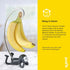 Countertop Pund'it Monkey Banana Holder, Banana Stand Hanger, Prevents Bruises and Keeps Bananas Ripe