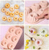Mini Bundt Cake Pan 3pcs, Silicone Fluted Tube Cake Pans, 6-Cavity Heritage Bundtlette Molds (Pink+Blue+Gray)