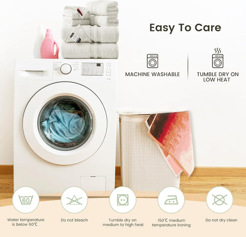 6-Piece Set, 600GSM 100% 2 Packaging, SEMAXE Solid Towel White, Cotton, Each of Bath Towel, Hand Towel, and Washcloths