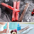 200 (11"x2") FEBSNOW PCS Pop Bags - Pop Mold Bags with Funnel for Yogurt, Ice Candy, Ice Cream Party Favors