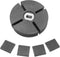 Replacement 1/2" thick PP204 Rotor Kit for Reddy, Desa, Glo Mi-T-M, Master Heater.