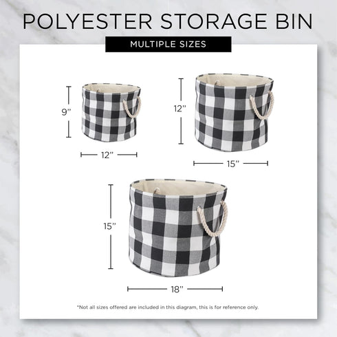 Bone Dry Medium Round Pet Storage Collection Collapsible Bin, Gray
