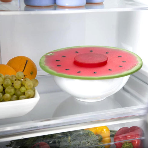 Charles Viancin Watermelon Silicone Lid - 11''/28cm - Airtight Seal for Food Storage & Cooking - BPA-Free