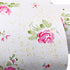 SimpleLife4U Pink Rose Furniture Protect Paper - Removable Shelf Liner for Kitchen Cabinet Dresser Drawer Covering