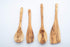 Handcrafted Olive Wood Cooking Spoon & Spatula Set of 2 Pieces - 10 Inch Practical Wooden Utensils