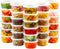 AOZITA 32 Sets 12 oz Plastic Deli Food Containers with Lids, Airtight Freezer/Dishwasher/Microwave Safe Storage