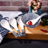 Japanese Soup Spoon Set of 4 - Small Black Style Soup Spoons for Ramen, Wonton, Oat Salad