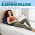 BNTHN Memory Foam Wedge Pillow - Ergonomic Reading & Bed Wedge Pillow for Sleeping, Back Support, Acid Reflux, and Leg